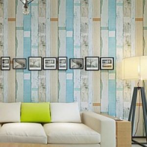 Rouleau de papier peint en style rétro avec une décoration artistique en vinyle et PVC