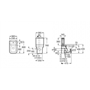 Réservoir une pièce Dama Roca