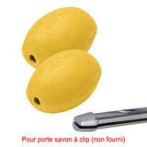 Savon jaune rotatif citron (lot de 2)…