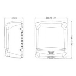 Sèche-mains brillant automatique Optima…