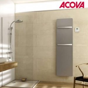 Sèche-serviette ACOVA – PLUME électrique Aluminium Anodisé 500W TGPA-190-040/GF