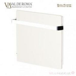 Sèche-serviette à inertie Wifi Blanc Cachemire 1000W Carré – Valderoma BC10BSW