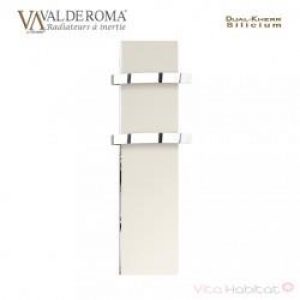 Sèche-serviette rayonnant SLIM 2.0 Blanc Cachemire 500W – Valderoma 05500TL