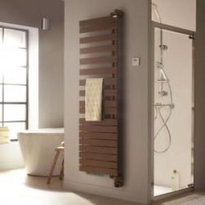 Sèche-serviette soufflant ACOVA – REGATE TWIST + AIR pivot à droite eau chaude 1594W (594W+100W)…