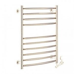 Sèche-serviettes électrique en acier inoxydable de style contemporain ( 75 cm, 90 w )