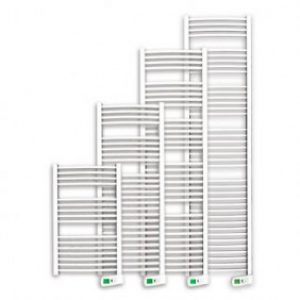 Sèche-serviettes électrique – tubes incurvés – Sygma Blanc