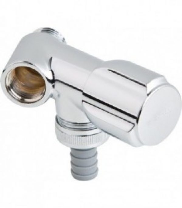 Schell vanne de raccordement Comfort avec clapet anti-retour pour pompe de puisage, DN15 1/2&Prime;, chromé