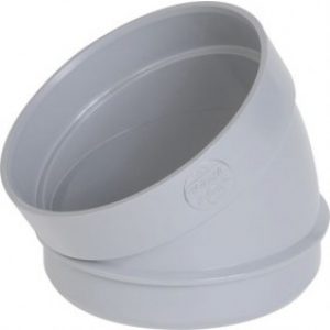 Secteur de coude pvc 30° mâle-femelle