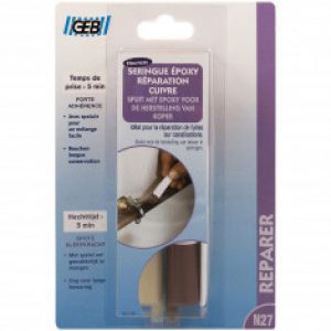 Seringue époxy pour réparation cuivre