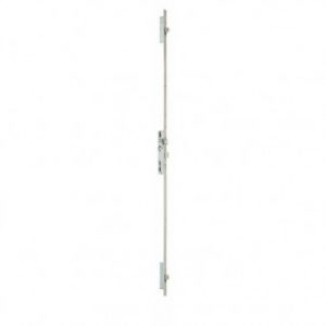 Serrure 3 points – pêne dormant et demi-tour – têtière inox 24 mm – U7