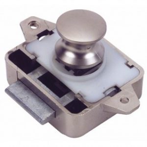 Serrure de meuble 1 ou 3 points – à bouton poussoir – Push Lock