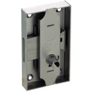 Serrure de meuble S45 – type 12.041- acier blanchi