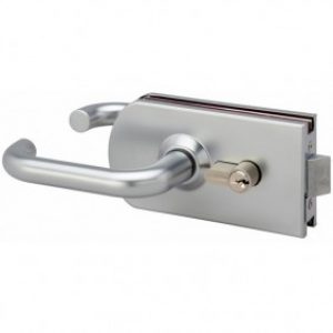 Serrure de porte en verre condamnable – réversible – 9745
