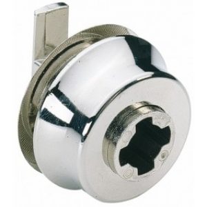 Serrure de porte en verre – vitrine – type 326 – pour cylindre Z 23