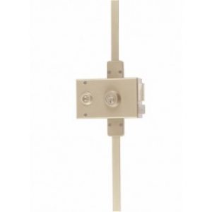 Serrure en applique horizontale – 3 points – cylindre rond – Vega