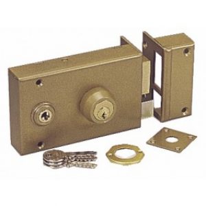 Serrure en applique horizontale à fouillot – cylindre rond – Vega 1204