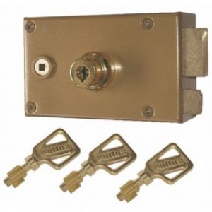 Serrure en applique horizontale à fouillot – double pompes 5 ailettes