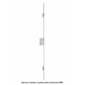Serrure à larder 3 points – conforme accessiblité ERP – Centr&rsquo;axe