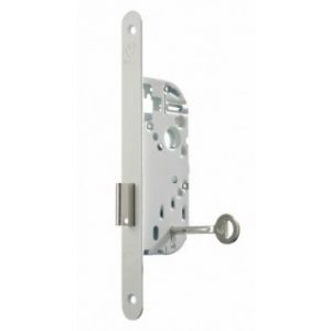 Serrure à larder à pêne dormant seul – axe 40 – bouts ronds – D24