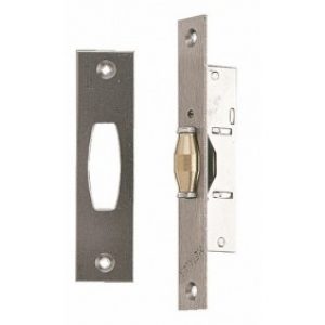 Serrure à larder  à rouleau – antidégondage – têtière inox – 23/21