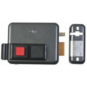 Serrure électrique en applique pour porte pleine