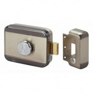 Serrure électrique motorisée à molette intérieure type CE 106