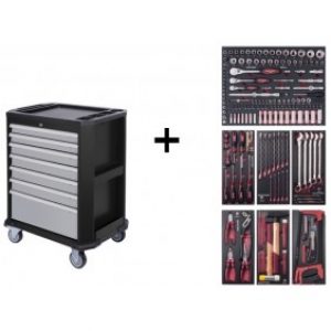 Servante d’atelier 7 tiroirs 189 outils COMPLETO EVA3 – P207