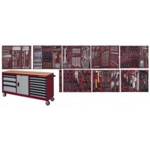 Servante d’atelier équipée 563 outils 12 tiroirs EXTRA LARGO