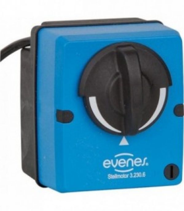 Servomoteur type 3.230.10 EVENES 10Nm, 150 sec./90°, 230V 50 Hz avec kit de montage EURO easy Clip
