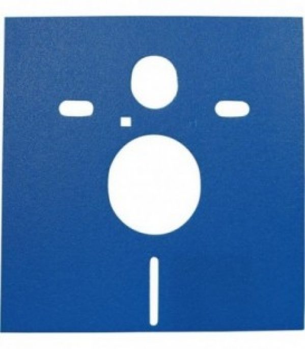 Set d insonorisation RG 70/6mm Quattro Duo 6 mm – pour WC mural plaque + 2 tubes d insonorisation