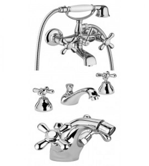 Set de bain complet avec lavabo 3 trous Piralla KITSOFIA5