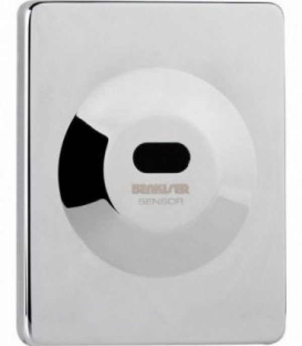 Set de finition Bensiker pour systeme d&rsquo;urinoire, batterie 6 V Chrome