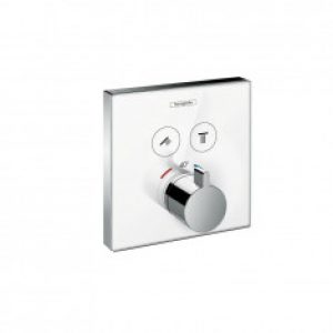 Set de finition en verre pour mitigeur thermostatique ShowerSelect E encastré avec 2 fonctions Ha…