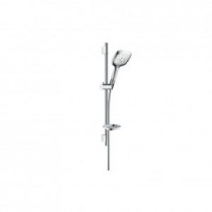 Set Raindance Select E 150 / Unica’S Puro 0,65 m blanc chromé Hansgrohe