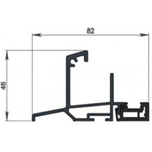 Seuil aluminium à rupture de pont thermique pour porte-fenêtre bois – 6 m