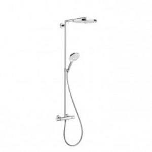 Showerpipe Raindance Select S 240 2 jets – Blanc/Chromé 27129400