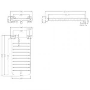 Siège extensible baignoire Tubocolor Mediclinics