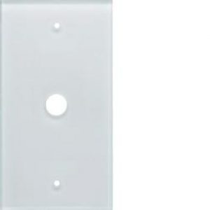 silea Plaque 1 poste neve HAGER WMC411