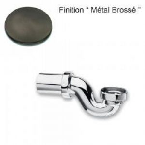 SIPHON BAIGNOIRE RETRO LAITON HORIZONTAL METAL BROSSE – CRISTINA ONDYNA VS48077