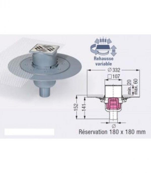 Siphon de sol Classique