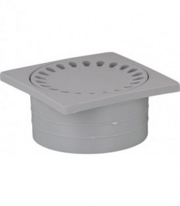 Siphon de sol plateau: 250x250mm diametre: 100mm, Hauteur: 85mm