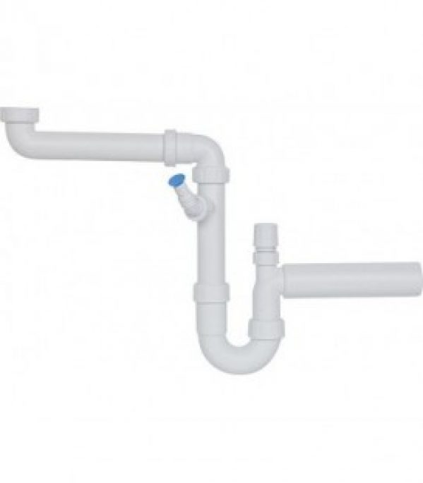 Siphon DN 40(1/1/2&Prime;) avec aerateur et tube de sortie DN 40