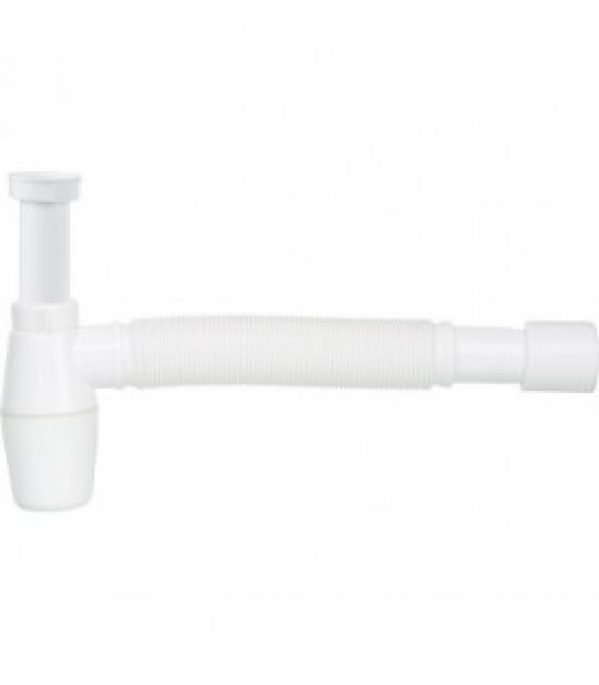 Siphon DN40 (1 1/2&Prime;), Dim.: 40-50mm plastique blanc