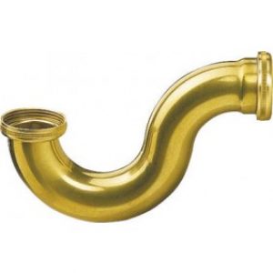Siphon d’évier gain de place en laiton