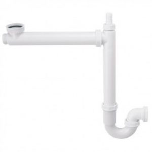 Siphon « P » Ø40 mm déporté vers l’arrière – Wirquin Pro 30720478
