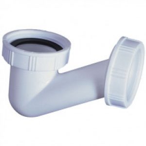 Siphon plastique V gain de place Ø40 – Wirquin Pro 30720444