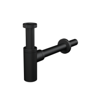 Siphon pour lavabo laiton noir Mat…
