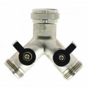 Sélecteur nez de robinet – sortie 2 voies 20 x 27 – laiton