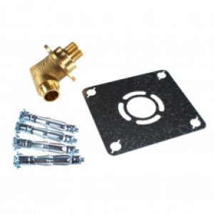 Sortie de cloison ROBIFIX WC pour CUIVRE Ø12 – Mâle 3/8&Prime; (12/17)