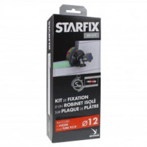 Sortie de cloison STARFIX PER Ø12 Raccord à Compression – Femelle 1/2&Prime; (15/21) pour robinet